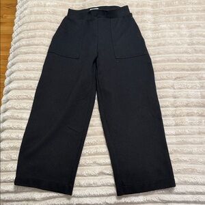 Zara Kids-   Black Cropped Trousers